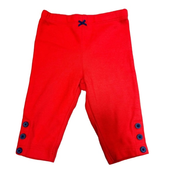 Carter's Other - NWOT Cute Red Leggings by Carters FOR 3 month old baby ❤️❤️❤️